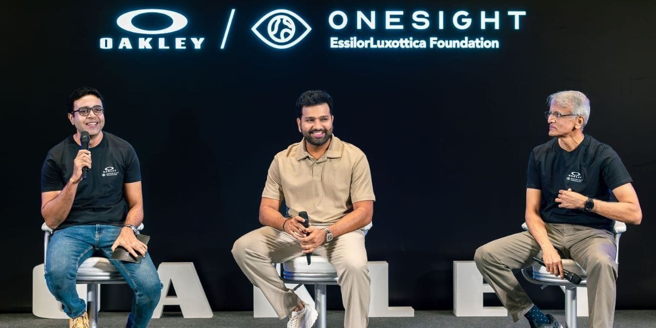 Oakley and Rohit Sharma team up with OneSight EssilorLuxottica Foundation to raise awareness about the importance of good vision
