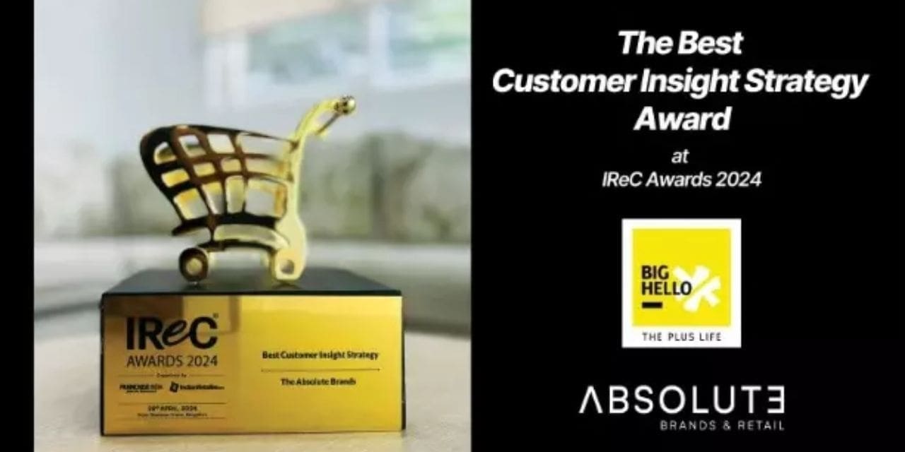 Absolute Brands Wins the IReC Award for Best Customer Insight Strategy
