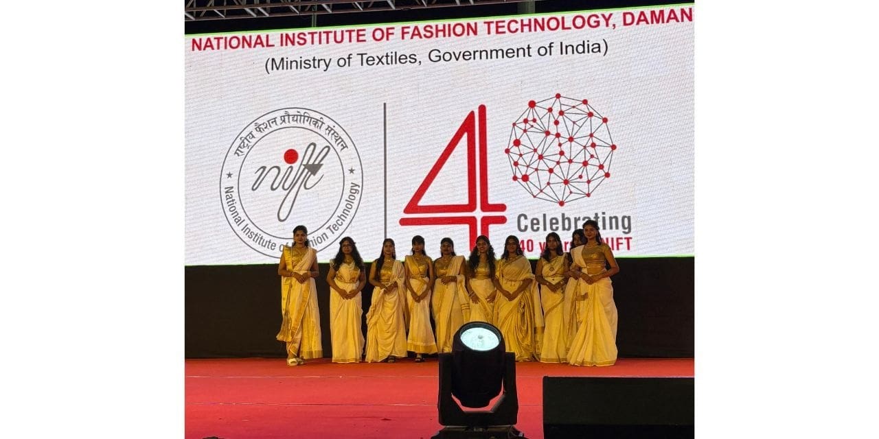 NIFT Shines at Silvassa Book Fair with Fashion Show