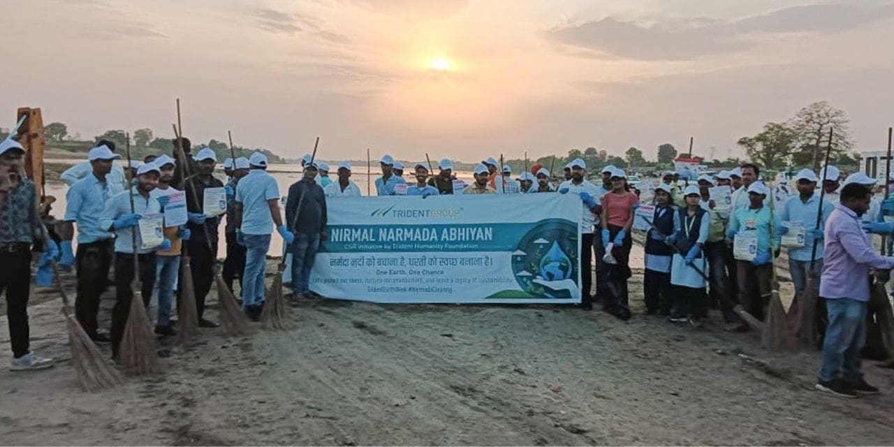 Trident Launches 'Nirmal Narmada Abhiyan' Cleanup Drive